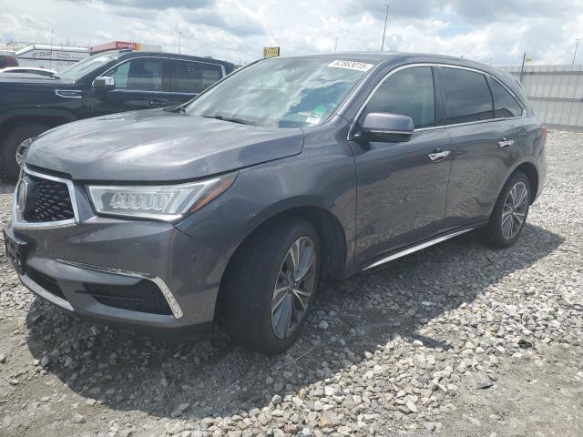 ACURA MDX TECHNO 2017 with VIN 5FRYD4H57HB031000 - Photo from auction