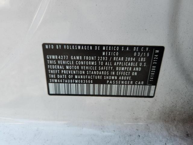 Photo 14 from auction – 2015 VOLKSWAGEN GTI with VIN 3VW447AU8FM083566