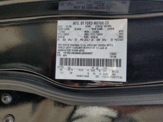 Photo 14 from auction – 2008 FORD EXPLORER L with VIN 1FMEU85868UB00997