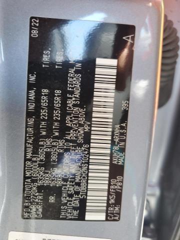 Photo 14 from auction – 2022 TOYOTA HIGHLANDER with VIN 5TDBBRCH2NS102476