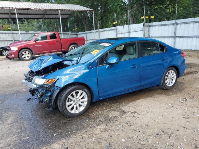 HONDA CIVIC EXL 2012 with VIN 2HGFB2F95CH506883 - Photo from auction