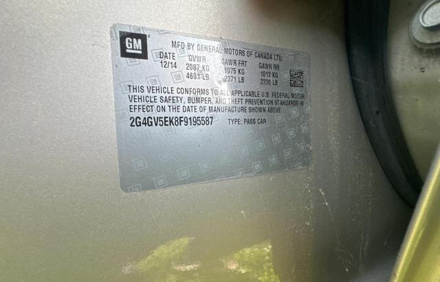 Фото 10 с аукциона – 2015 BUICK REGAL с VIN 2G4GV5EK8F9195587