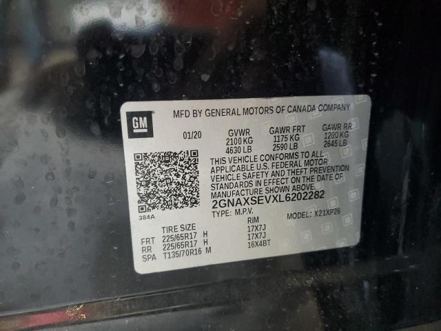 Photo 14 from auction – 2020 CHEVROLET EQUINOX LS with VIN 2GNAXSEVXL6202282
