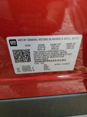 Photo 14 from auction – 2025 CHEVROLET BLAZER PRE with VIN 3GNKBFRSXSS101463