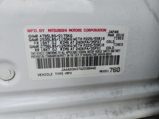 Photo 14 from auction – 2016 MITSUBISHI OUTLANDER SE with VIN JA4AD3A37GZ038442