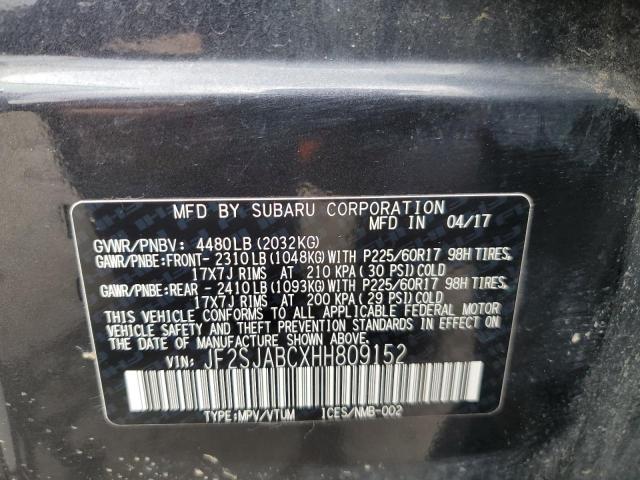 Foto 14 de la subasta – 2017 SUBARU FORESTER 2 con VIN JF2SJABCXHH809152