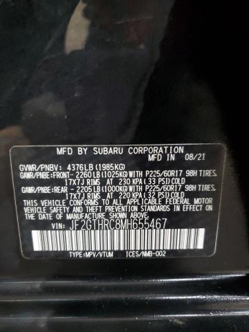 Photo 14 from auction – 2021 SUBARU CROSSTREK with VIN JF2GTHRC8MH655467