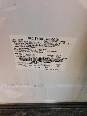 Photo 14 from auction – 2018 FORD FLEX SEL with VIN 2FMHK6C88JBA08196