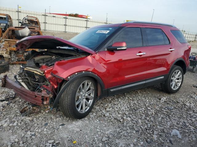 FORD EXPLORER L 2017 with VIN 1FM5K7F8XHGE11345 - Photo from auction