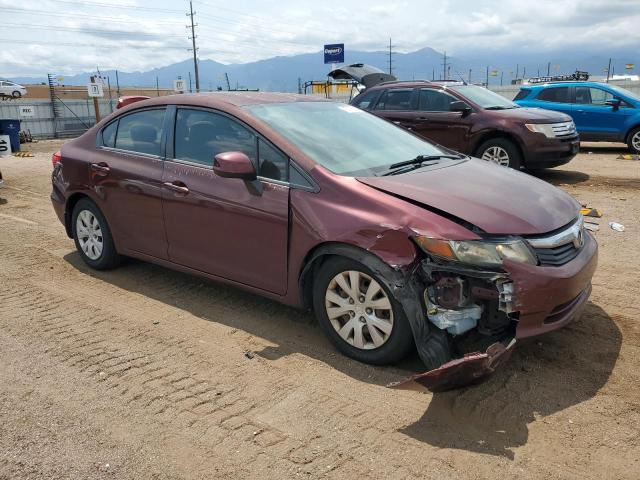 Photo 4 from auction – 2012 HONDA CIVIC LX with VIN 2HGFB2F58CH534884