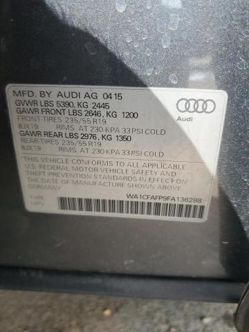 Photo 14 from auction – 2015 AUDI Q5 PREMIUM with VIN WA1CFAFP9FA136288