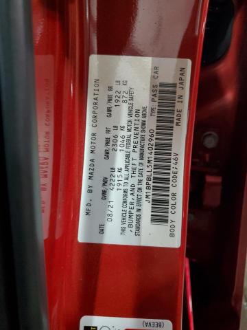 Photo 14 from auction – 2021 MAZDA 3 PREFERRE with VIN JM1BPBLL5M1402960