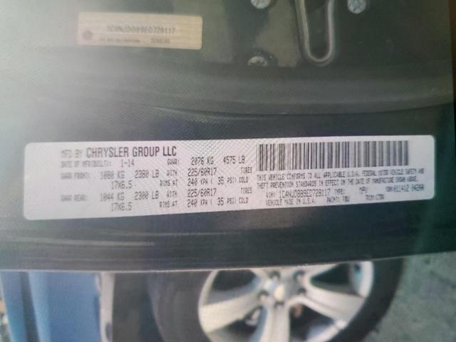Photo 13 from auction – 2014 JEEP COMPASS SP with VIN 1C4NJDBB9ED728117