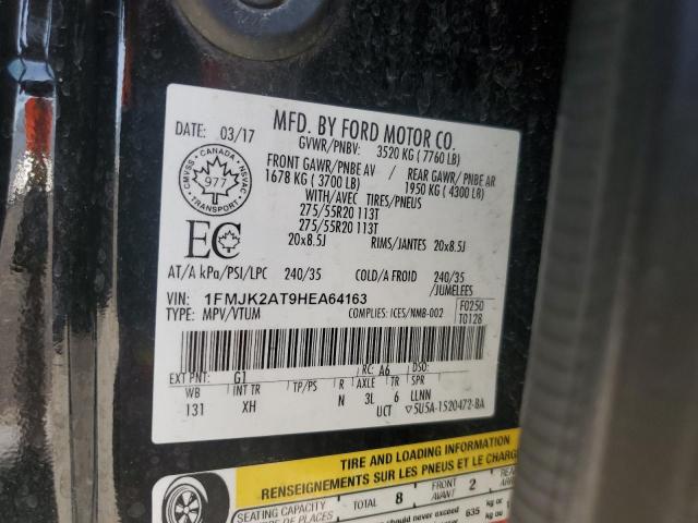 Photo 14 from auction – 2017 FORD EXPEDITION with VIN 1FMJK2AT9HEA64163