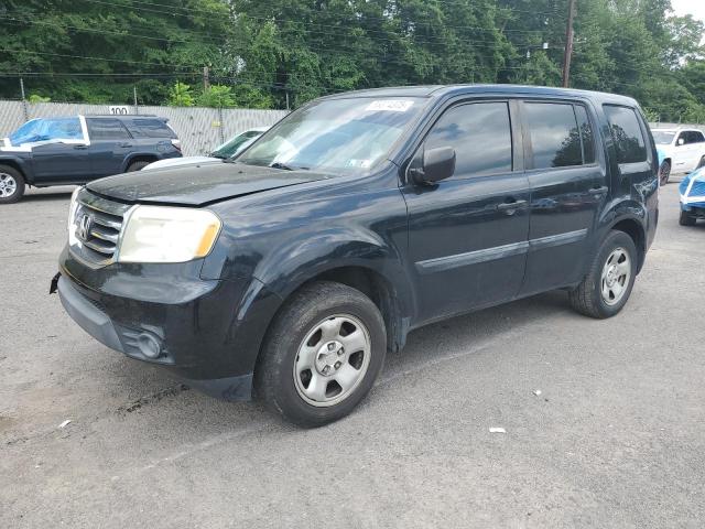 HONDA PILOT LX 2013 with VIN 5FNYF4H22DB085168 - Photo from auction