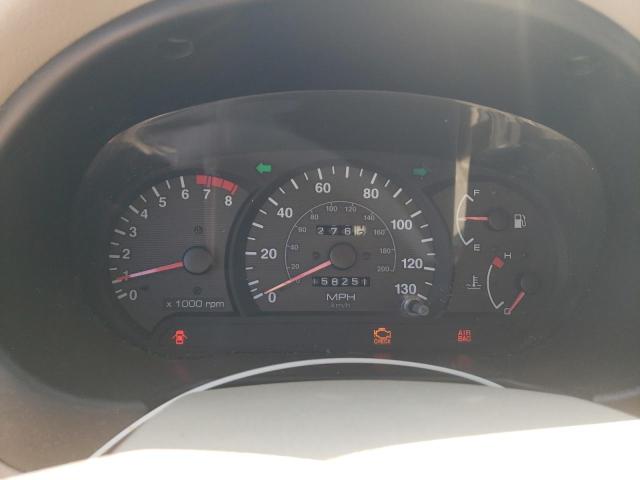 Photo 9 from auction – 2002 HYUNDAI ACCENT GL with VIN KMHCG45C12U343720
