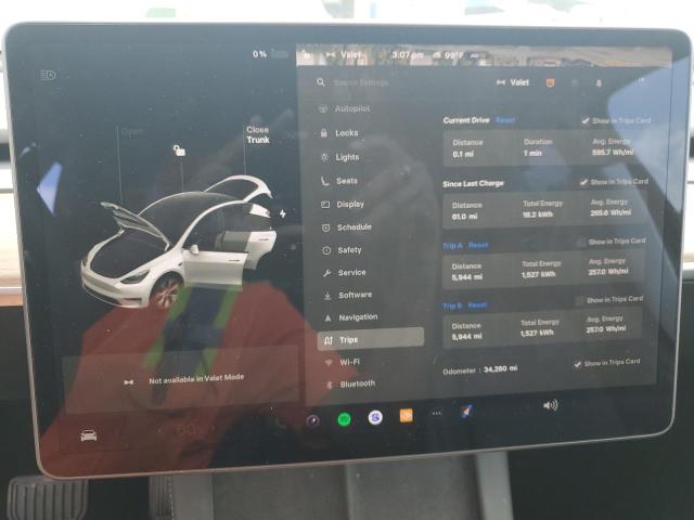 Photo 9 from auction – 2021 TESLA MODEL Y with VIN 5YJYGDEEXMF299157