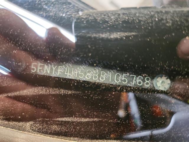 Photo 14 from auction – 2011 HONDA PILOT EXL with VIN 5FNYF4H58BB105768