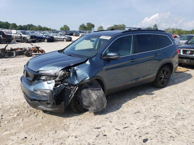 HONDA PILOT SE 2021 with VIN 5FNYF6H26MB068949 - Photo from auction