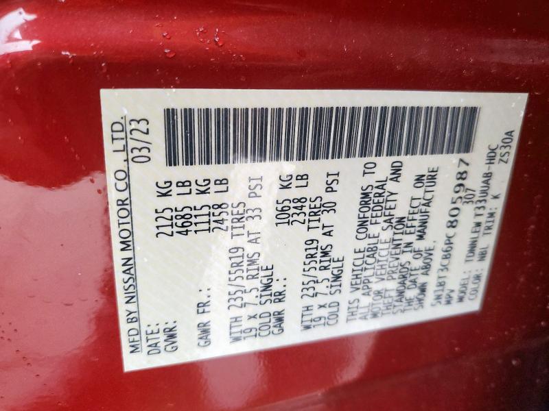 Photo 14 from auction – 2023 NISSAN ROGUE SL with VIN 5N1BT3CB6PC805987