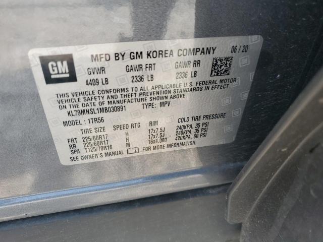 Photo 14 from auction – 2021 CHEVROLET TRAILBLAZE with VIN KL79MNSL1MB030891