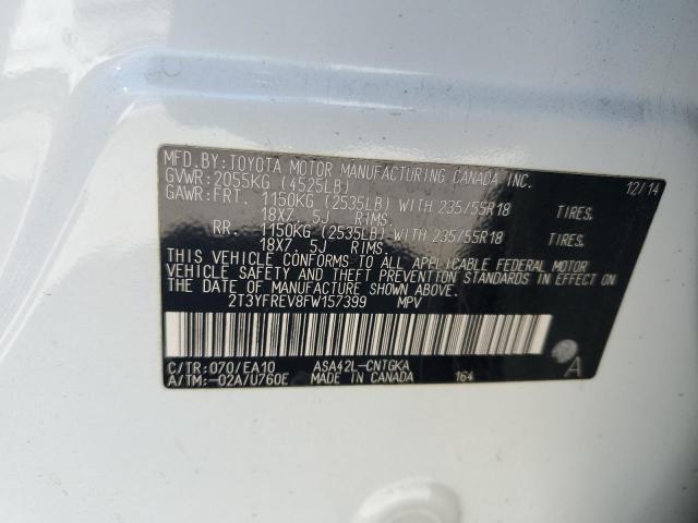 Photo 14 from auction – 2015 TOYOTA RAV4 LIMIT with VIN 2T3YFREV8FW157399