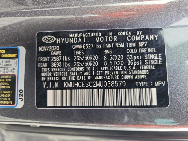 Photo 14 from auction – 2021 GENESIS GV80 BASE with VIN KMUHCESC2MU038579