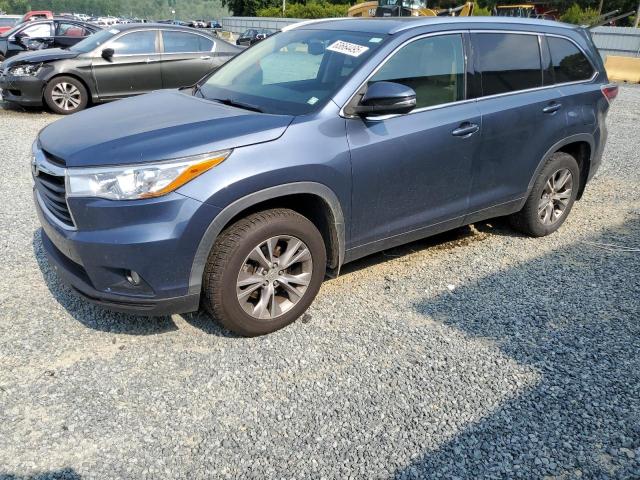TOYOTA HIGHLANDER 2015 with VIN 5TDJKRFH3FS142638 - Photo from auction