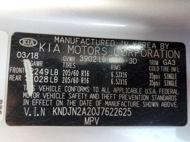 Photo 14 from auction – 2018 KIA SOUL with VIN KNDJN2A20J7622625