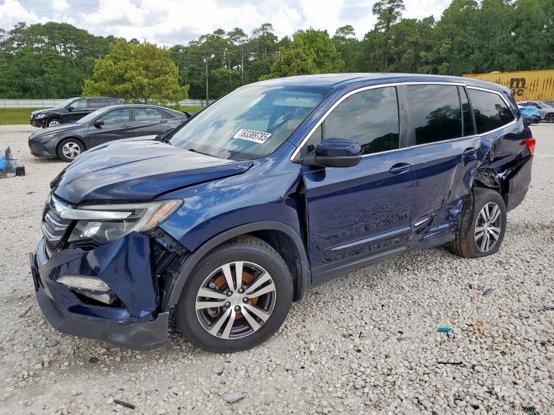 HONDA PILOT EXL 2017 with VIN 5FNYF5H50HB003380 - Photo from auction