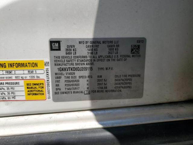 Photo 14 from auction – 2013 GMC ACADIA DENALI with VIN 1GKKVTKD8DJ209115