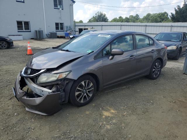 HONDA CIVIC EX 2014 with VIN 2HGFB2F83EH548592 - Photo from auction