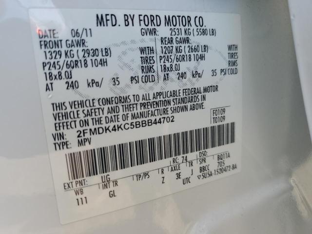 Photo 14 from auction – 2011 FORD EDGE LIMIT with VIN 2FMDK4KC5BBB44702