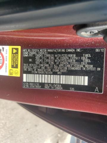 Photo 14 from auction – 2013 LEXUS RX 350 BAS with VIN 2T2BK1BA9DC165499