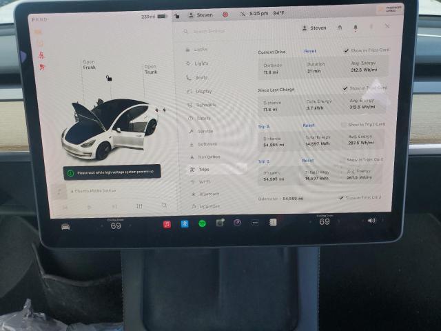 Photo 9 from auction – 2021 TESLA MODEL 3 with VIN 5YJ3E1EB4MF983478