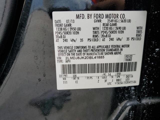 Photo 14 from auction – 2013 LINCOLN MKX with VIN 2LMDJ8JK2DBL41885