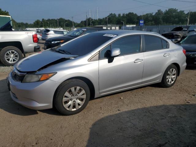 HONDA CIVIC LX 2012 with VIN 19XFB2F5XCE348497 - Photo from auction