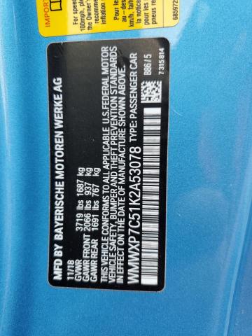 Photo 14 from auction – 2019 MINI COOPER S with VIN WMWXP7C51K2A53078
