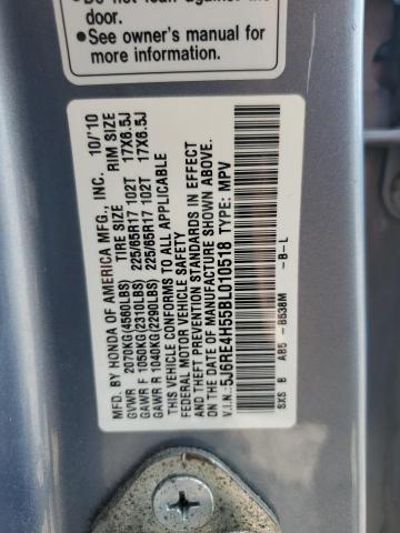 Photo 14 from auction – 2011 HONDA CR-V EX with VIN 5J6RE4H55BL010518