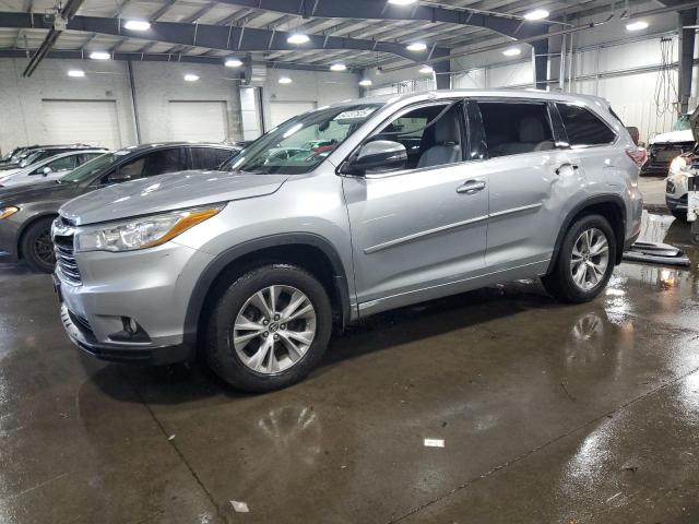 TOYOTA HIGHLANDER 2016 with VIN 5TDBKRFH3GS234466 - Photo from auction