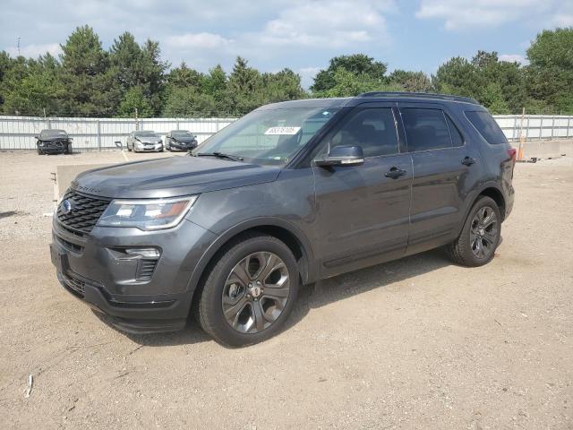 FORD EXPLORER S 2018 with VIN 1FM5K8GT4JGA77599 - Photo from auction