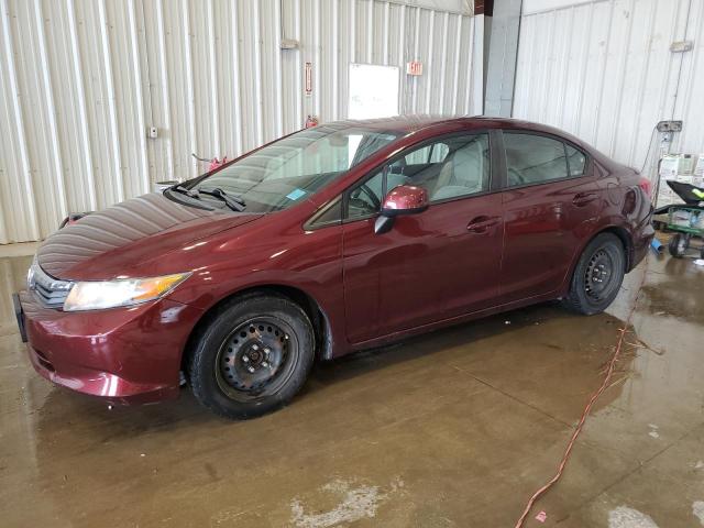 Photo 1 from auction – 2012 HONDA CIVIC LX with VIN 19XFB2F51CE032728