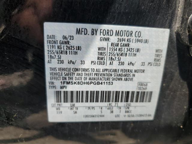 Photo 14 from auction – 2023 FORD EXPLORER XLT with VIN 1FMSK8DH6PGB41153