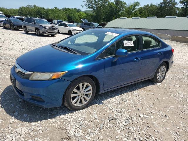 HONDA CIVIC EX 2012 with VIN 2HGFB2F85CH502534 - Photo from auction