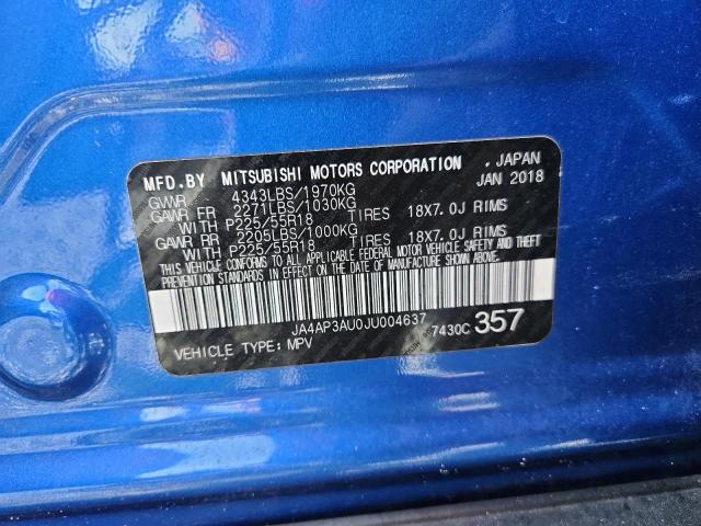 Photo 14 from auction – 2018 MITSUBISHI OUTLANDER with VIN JA4AP3AU0JU004637