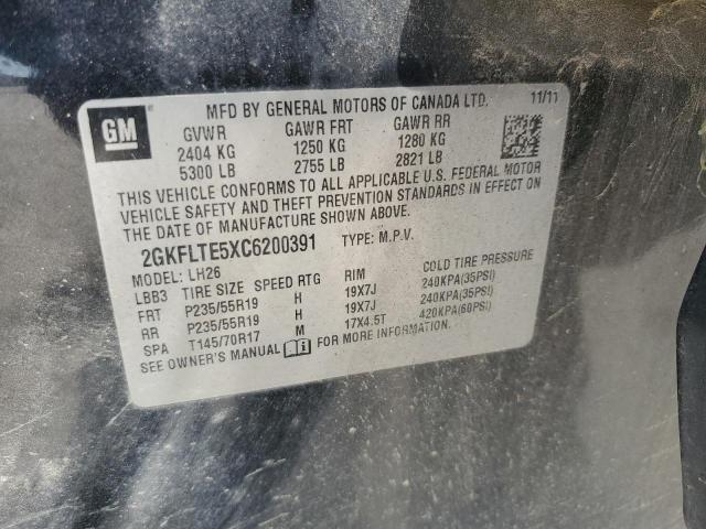 Photo 14 from auction – 2012 GMC TERRAIN SLE with VIN 2GKFLTE5XC6200391