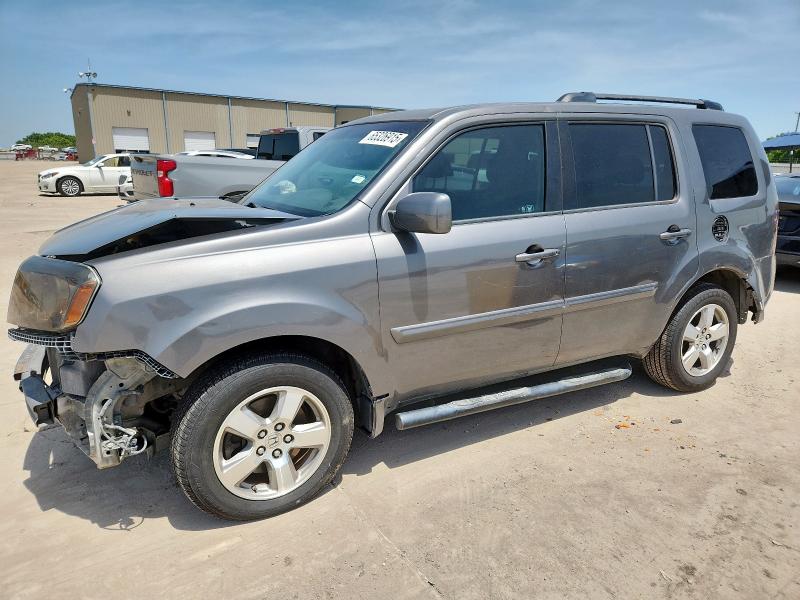 HONDA PILOT EXLN 2011 with VIN 5FNYF3H72BB024342 - Photo from auction