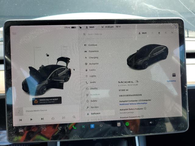 Photo 9 from auction – 2018 TESLA MODEL 3 with VIN 5YJ3E1EA4JF052319