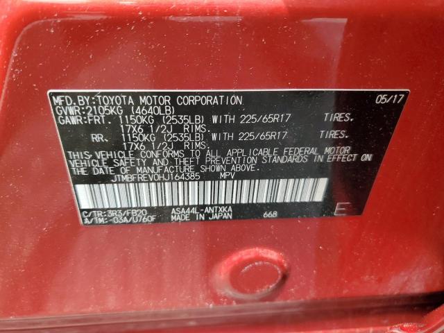 Photo 14 from auction – 2017 TOYOTA RAV4 LE with VIN JTMBFREV0HJ164385
