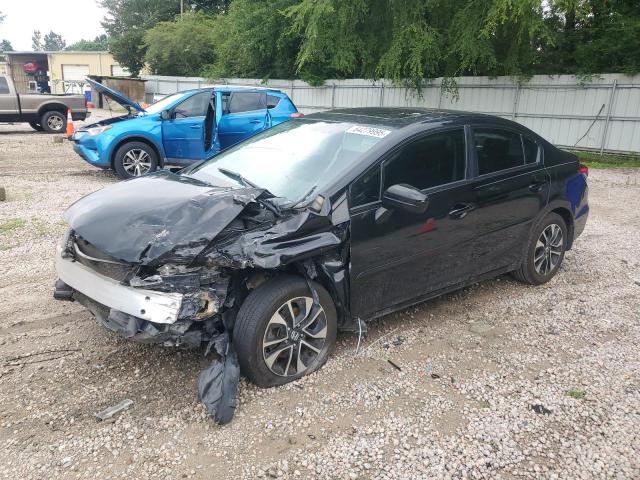 HONDA CIVIC EX 2015 with VIN 2HGFB2F80FH522419 - Photo from auction